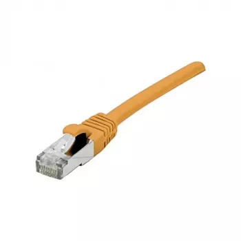 EXERTIS CONNECT Cable de red Cat 6A S/FTP, 1,0 m, naranja, slim strain relief 858532