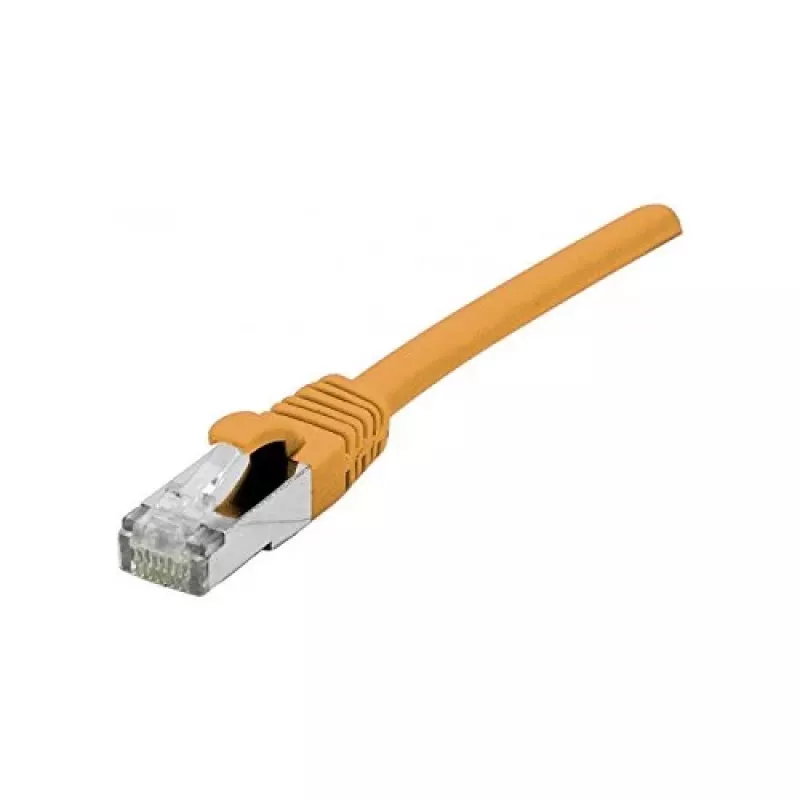 EXERTIS CONNECT Cable de red Cat 6A S/FTP, 1,0 m, naranja, slim strain relief 858532