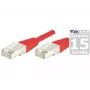 EXERTIS CONNECT Cable de red Cat.6A S/FTP, 10 m, rojo 858308