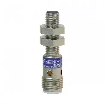 TMSS GERMANY OsiSense XS6 Sensor inductivo de proximidad M8, PNP NO, conector M12, distancia de detección 2,5 mm, XS608B1PAM12