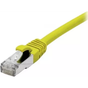EXERTIS CONNECT 858418 Cable patch Cat 6A S/FTP, 0,3 m, amarillo, funda delgada