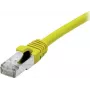 EXERTIS CONNECT 858418 Cable patch Cat 6A S/FTP, 0,3 m, amarillo, funda delgada