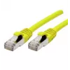 EXERTIS CONNECT 858418 Cable patch Cat 6A S/FTP, 0,3 m, amarillo, funda delgada