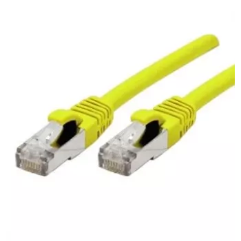 EXERTIS CONNECT 858418 Cable patch Cat 6A S/FTP, 0,3 m, amarillo, funda delgada