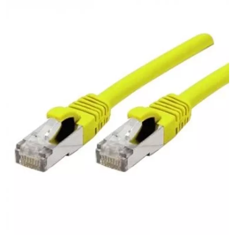 EXERTIS CONNECT 858418 Cable patch Cat 6A S/FTP, 0,3 m, amarillo, funda delgada