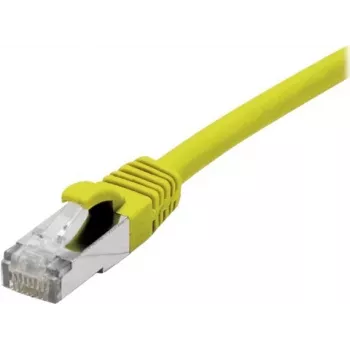 EXERTIS CONNECT 858419 Cable patch Cat 6A S/FTP, 0,5 m, amarillo, funda delgada