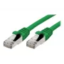 EXERTIS CONNECT Cable de red Cat 6A S/FTP, 3,0 m, verde, Slim Snagless Boot 858439