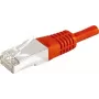 EXERTIS CONNECT Cable de red CAT.6a F/UTP, rojo, 20 m, 10 Gbps, RJ45, Slim Strain Relief 859541
