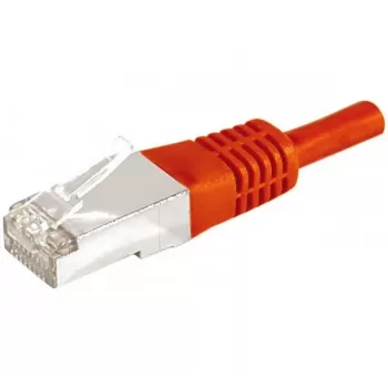 EXERTIS CONNECT Cable de red CAT.6a F/UTP, rojo, 20 m, 10 Gbps, RJ45, Slim Strain Relief 859541
