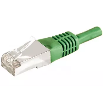 EXERTIS CONNECT Cable de red Cat.6a F/UTP, 25 m, verde, 10 Gbps, RJ45, Slim Bend Protection 859557