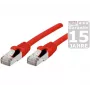 Exertis Connect Dexlan Cable de red CAT 6a SFTP, conector RJ-45 macho a conector RJ-45 macho, 20 m, libre de halógenos, moldeado, snagless, rojo 858476