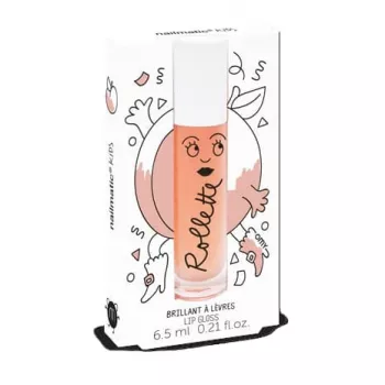 Brillo de labios roll-on para niños Nailmatic Kids Peach, 6,5 ml