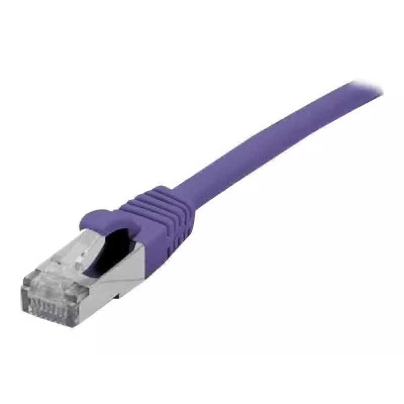 EXERTIS CONNECT Cable de red Cat 6A S/FTP, violeta, 5 m 858520