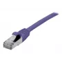 EXERTIS CONNECT Cable de red Cat 6A S/FTP, 10 m, violeta, Slim Snagless Boot 858522