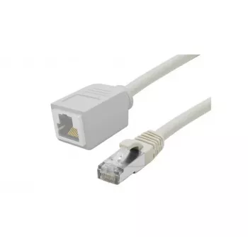 EXERTIS CONNECT alargador de cable de red Cat. 6A S/FTP, libre de halógenos, gris, 10 m 858754