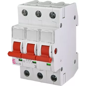 ETI SV 3125 interruptor seccionador de carga 3 polos 125A para montaje en cuadro 002423317