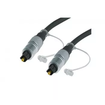 Exertis Connect cable de audio óptico profesional - 1,0 m Toslink alta calidad, dorado (987997)