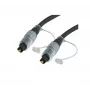 Exertis Connect cable de audio óptico profesional - 1,0 m Toslink alta calidad, dorado (987997)