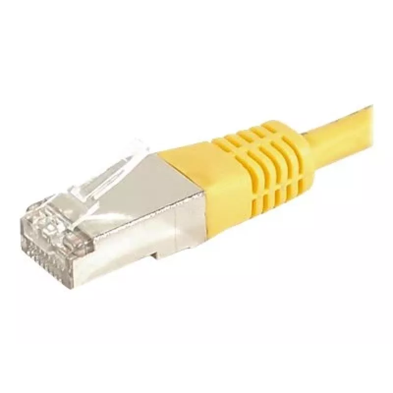 EXERTIS CONNECT cable de red Cat.6a F/UTP, amarillo, 0,5 m, 10 Gbps 859562