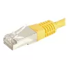 EXERTIS CONNECT Cable de red Cat.6a F/UTP, RJ45, amarillo, 1,5 m, 10 Gbps 859564