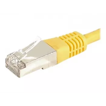 EXERTIS CONNECT Cable de red Cat.6a F/UTP, RJ45, amarillo, 1,5 m, 10 Gbps 859564