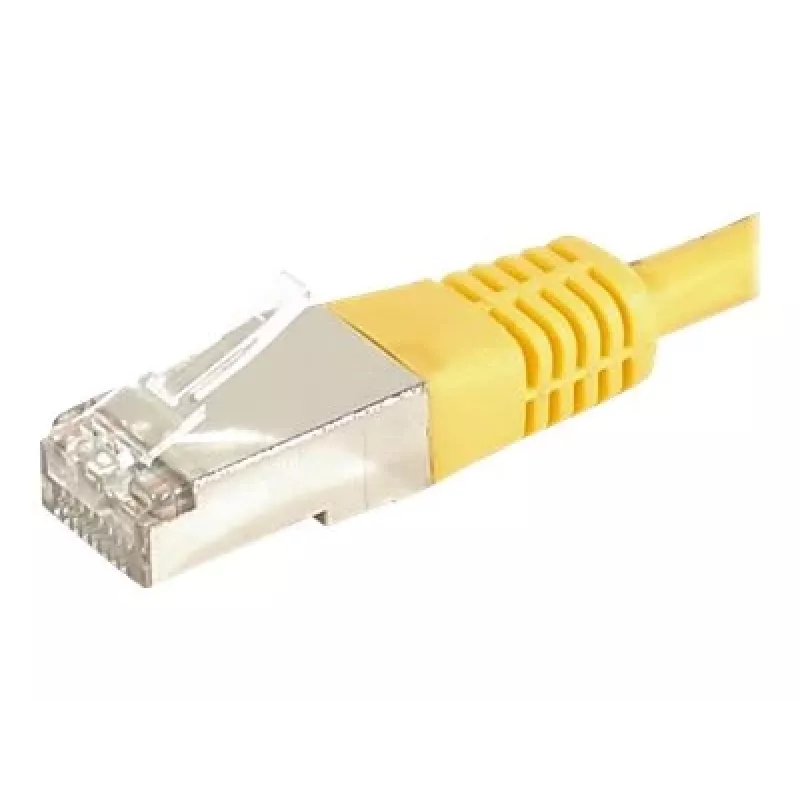 EXERTIS CONNECT Cable de red Cat.6a F/UTP, RJ45, amarillo, 1,5 m, 10 Gbps 859564