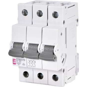 ETI ETIMAT P10 Interruptor automático 3 polos B20 20A 10kA 415V 50/60Hz