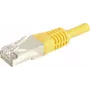 EXERTIS CONNECT 859572 Cable patch Cat.6a F/UTP, 25 m, amarillo, 10 Gbps, funda delgada
