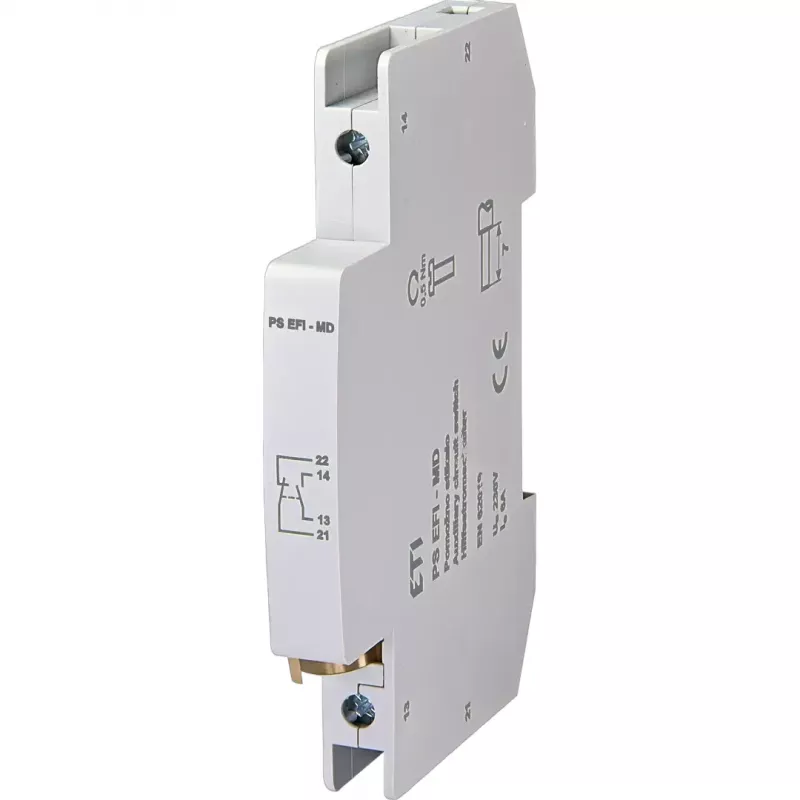 ETI 002069001 Contacto auxiliar PS EFI-MD, 1 NA + 1 NC, 230 V AC, 6 A, 50/60 Hz
