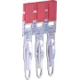 ETI ESC-PTP4/03/R Puente de conexión transversal, tripolar, rojo, para bornes de carril ESC-CBC.4 y ESC-CBC.4B 003903029