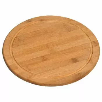 Kesper Tabla de cortar redonda de bambú 30 cm