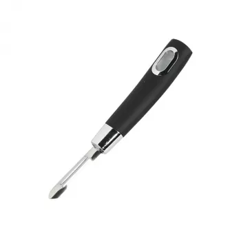 Kesper Cuchillo de pan de madera de haya 20 cm acero inoxidable dentado