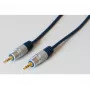 EXERTIS CONNECT Cable de audio Professional Slimline, jack estéreo de 3,5 mm conector a conector, 5,0 m, negro 987995