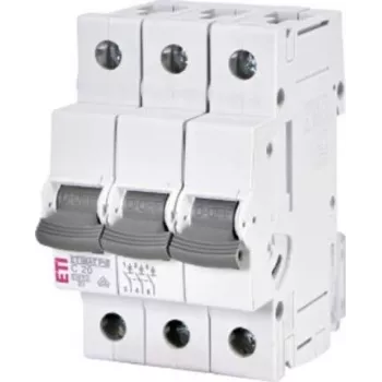 ETI ETIMAT P10 interruptor automático 3 polos C20 20A 10kA 400V AC