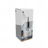WMF Basic azucarero 200 ml, acero inoxidable Cromargan® y vidrio, plata/transparente