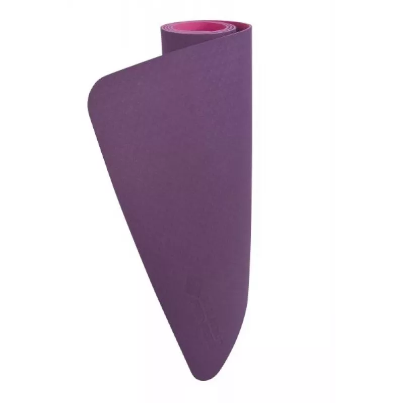 SCHILDKROT esterilla de yoga Bicolor, 4 mm, violeta/rosa, sin PVC, antideslizante, 1830 x 610 mm 960269
