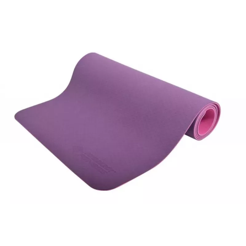 SCHILDKROT esterilla de yoga Bicolor, 4 mm, violeta/rosa, sin PVC, antideslizante, 1830 x 610 mm 960269