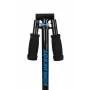 SCHILDKROT patinete junior Kick Scooter City Scooter Runabout, azul, plataforma y manillar de aluminio, ruedas de PU de 145 mm, altura ajustable en 3 posiciones, plegable 510303