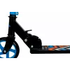 SCHILDKROT patinete junior Kick Scooter City Scooter Runabout, azul, plataforma y manillar de aluminio, ruedas de PU de 145 mm, altura ajustable en 3 posiciones, plegable 510303