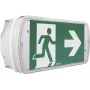 Eaton 40071349554 luminaria LED de emergencia para rutas de evacuación, montaje en techo/pared, 150 lm, 3h, autotest, blanco