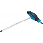 HAZET Destornillador de mango en T para tornillos de cabeza hexagonal interior 829KK-6, 6 mm, hoja de 150 mm