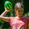 SCHILDKROT Splash Ball Watermelon pelota de agua, verde, 250 mm de diámetro, superficie adherente, 1 ud. (970292)
