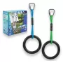 SCHILDKROT Jungle Set de anillas, anillas ABS de 180 mm con cuerdas resistentes a los UV, 1 set (970714)