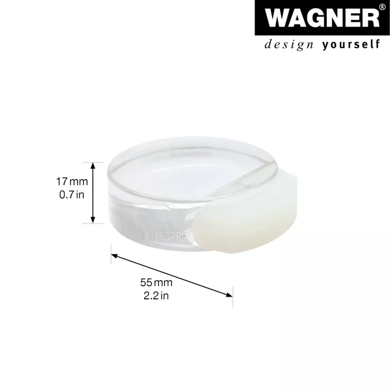 Wagner design yourself EH 5105 Tope de puerta CLEAR, plástico, transparente (15510511)