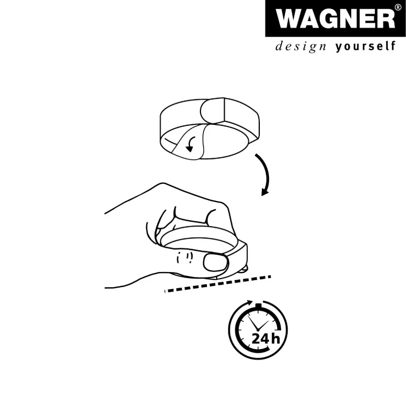 Wagner design yourself EH 5105 Tope de puerta CLEAR, plástico, transparente (15510511)