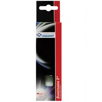 Donic Schildkröt 608334 Pelotas de tenis de mesa, pack de 3, blancas, ABS, 40mm, principiantes/ocio
