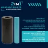 SCHILDKROT Set de rodillo de masaje 2 en 1 negro/azul espuma EPP 960237