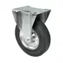 Wagner design yourself Rueda fija RO 8200 plateada, rueda de 50 mm, capacidad de carga 50 kg, acero galvanizado 4820001