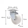 Wagner design yourself Rueda giratoria RO 1675 blanca (3167501)