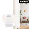 Wagner Design Yourself EH 5222 Tope de puerta autoadhesivo transparente, 40 mm de diámetro, 22 mm de altura 15522211